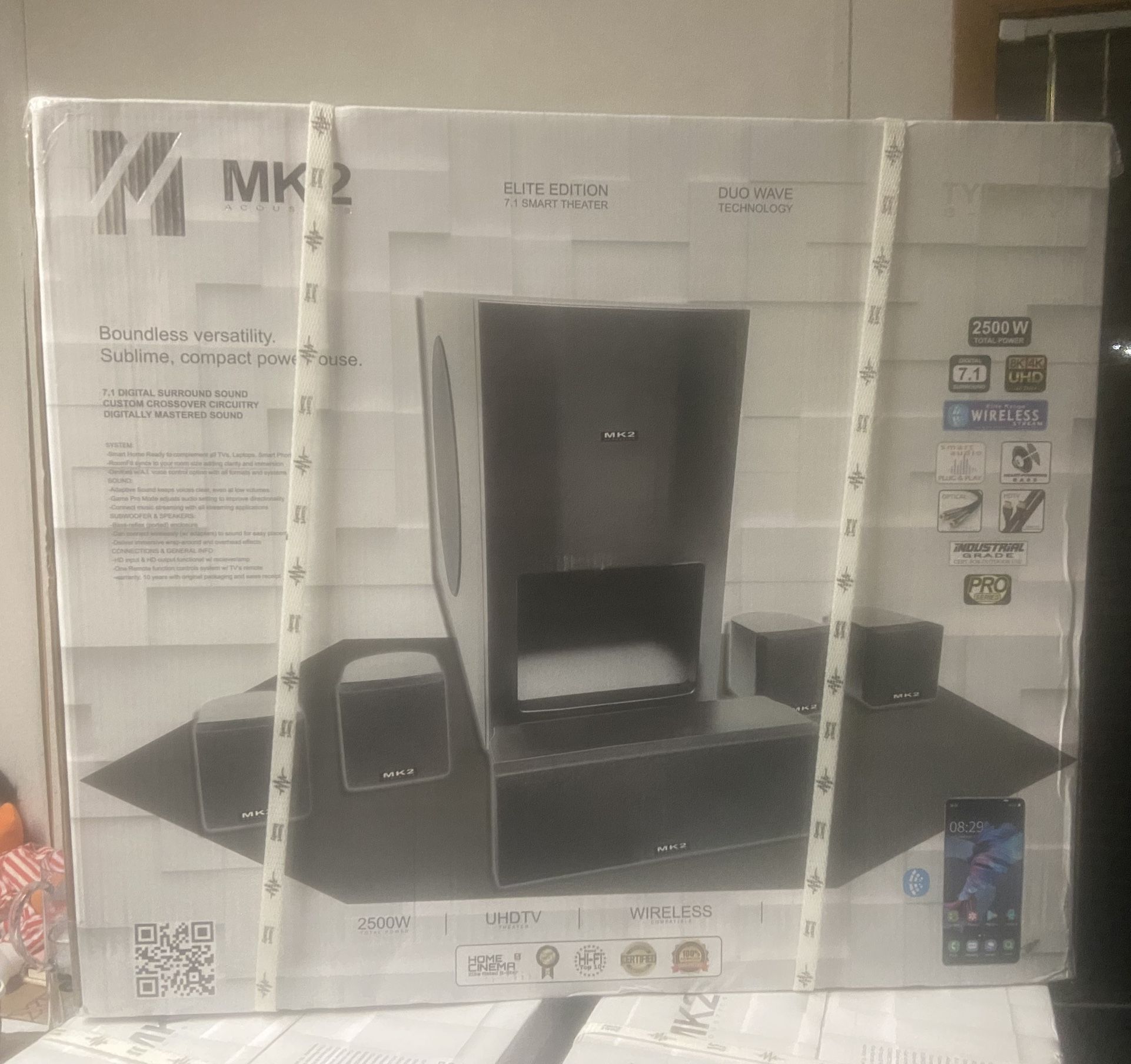 MK2 Acoustics Elite Edition 7.1 Theater Surround Sound Speakers