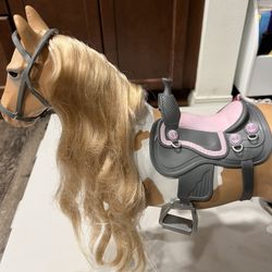 OG Doll Horse With Saddle 