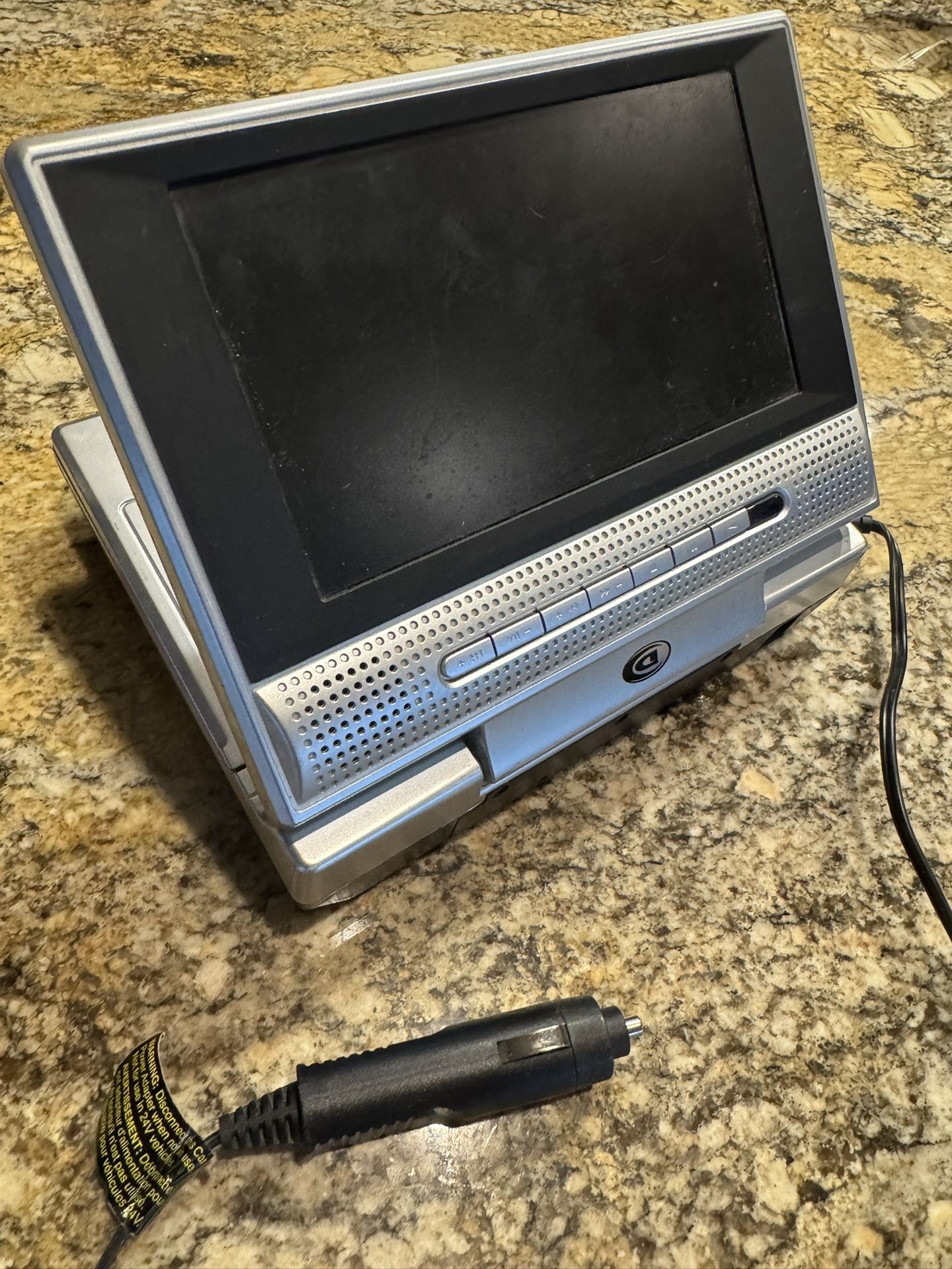 Durabrand PVS1371 Portable DVD/ CD Player WITH POWER CABLE