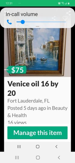 Oil paint Venice