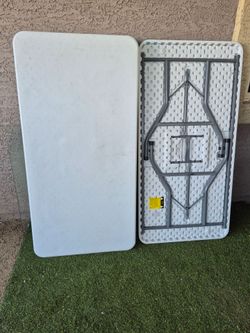 $65 each // ULINE 5'ft. Folding table// 5 tables available,  in very good condition