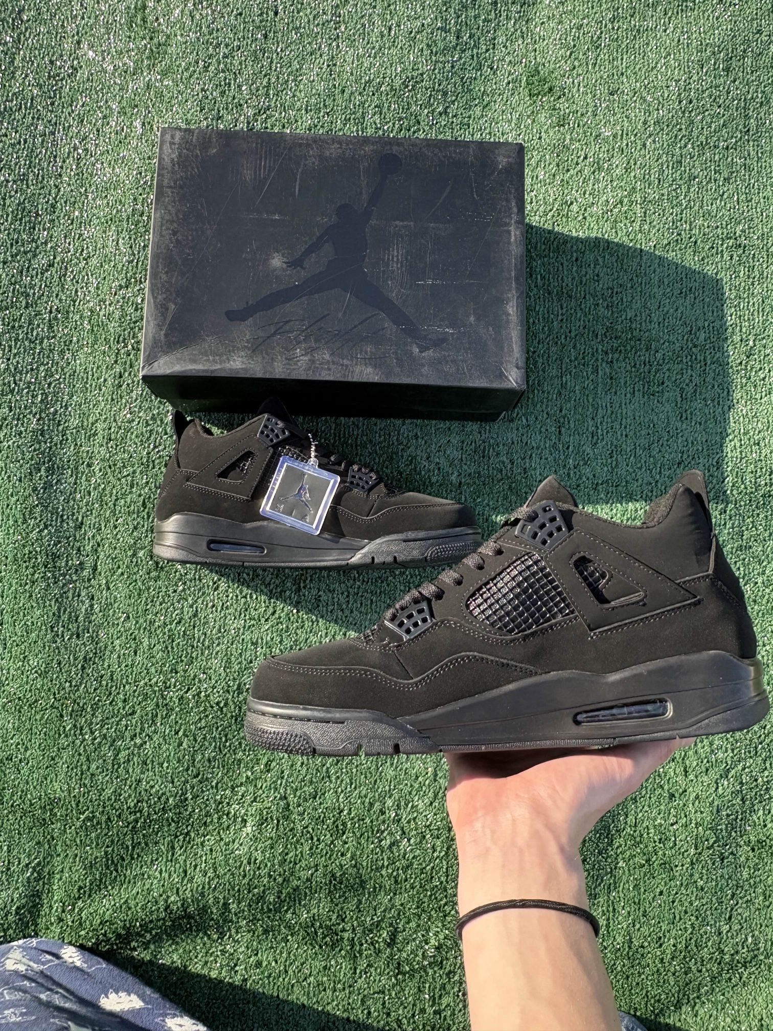 Black cat Air Jordan 4s size 11 (brand new)