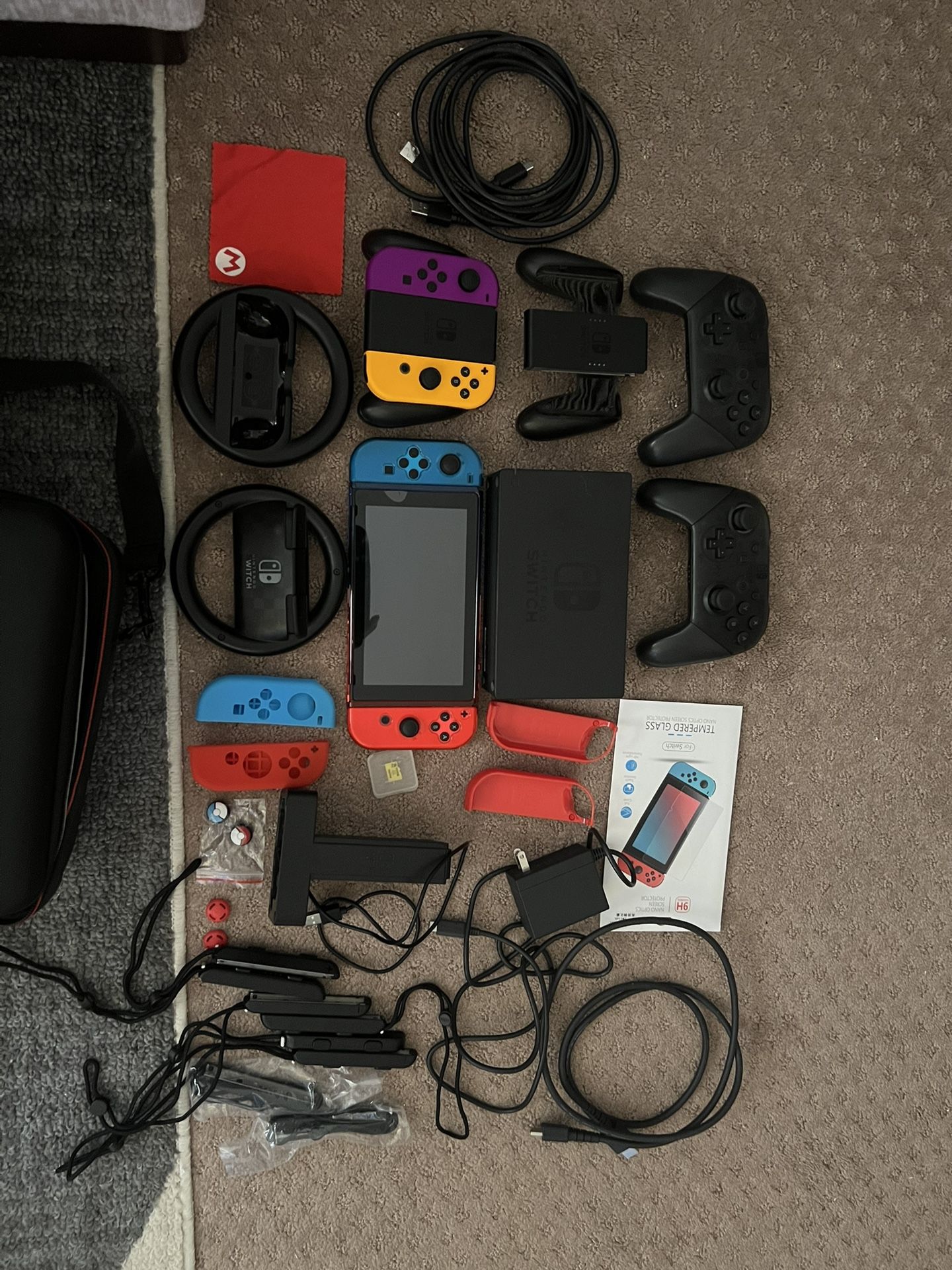 NINTENDO SWITCH 1 (SECOND GEN) + ACCESSORIES $400