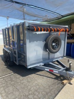 Smooth dump trailer