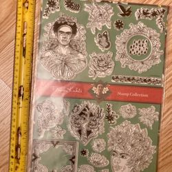 Frida Kahlo Crafting Art Card making Stamps 