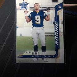 Drew Brees San Diego Chargers Rookie Card