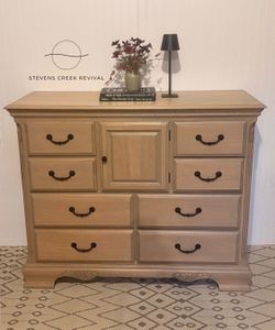 Vintage Refinished Lexington Hall Chest