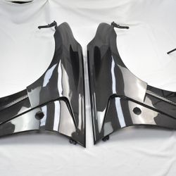 Real Carbon Fiber Front Fender for Nissan 370Z Z34 2009-2021 Pair