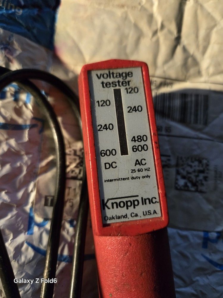 classic analog voltmeter