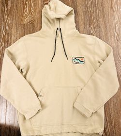 Billabong Adventure Division Beige Pullover Hoodie Mens Size Medium