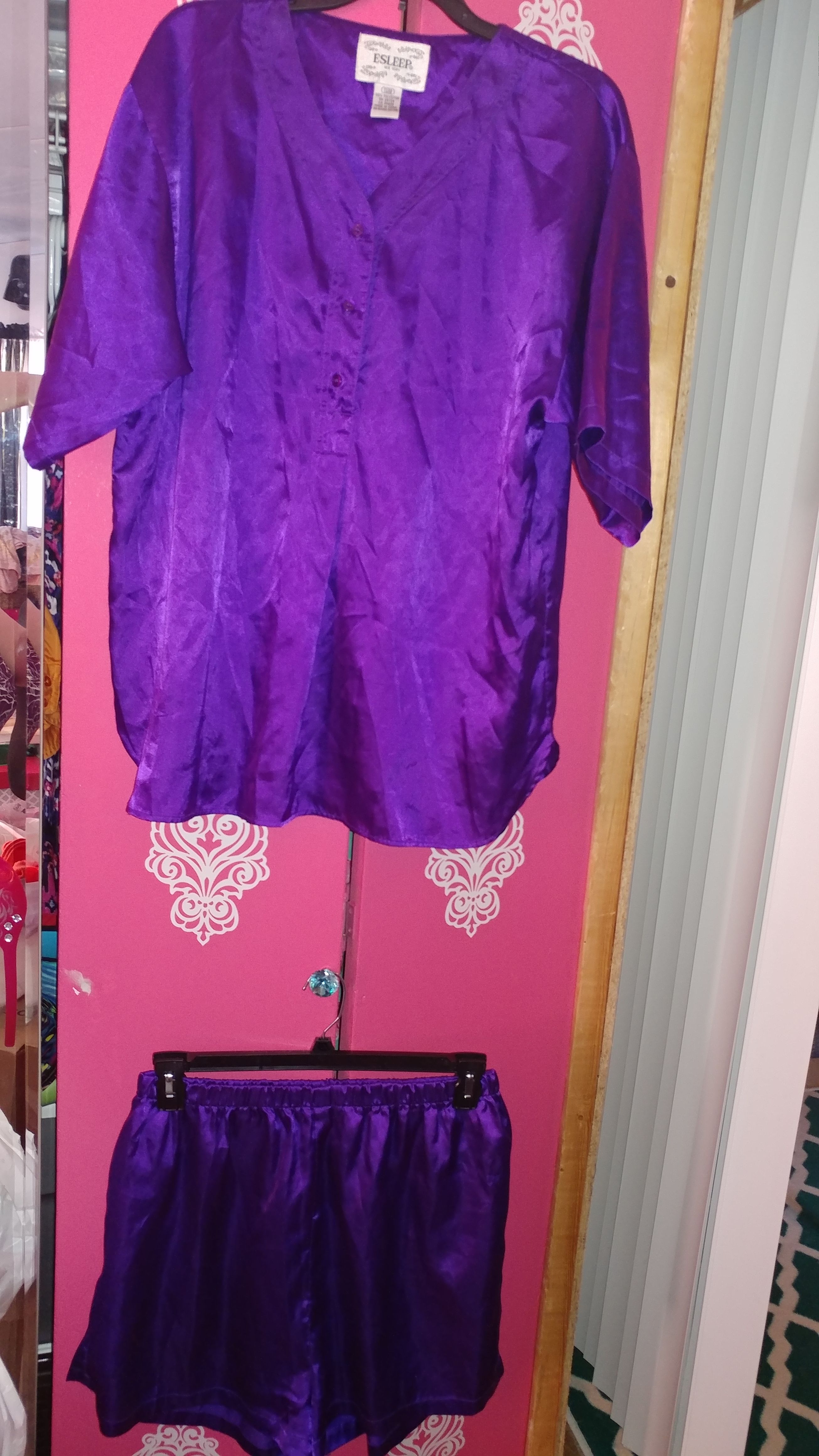 Esleep pajamas purple set