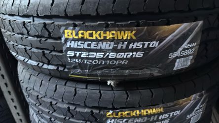 Blackhawk Hiscend-H HST01 ST235/80R16 Trailer Tire