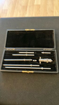 Starrett 2-8” ID micrometer set