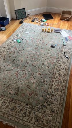 Wool Rug 10 ft by 6 ft