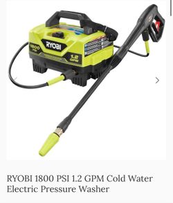 RYOBI PRESSURE WASHER