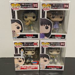 Junji Ito Collection Funko Pop Lot (4 Figures) – Tomie, Souichi, Yuuko