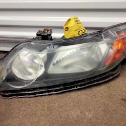 FREE LOCAL DELIVERY 2006-2008 HONDA CIVIC HEADLIGHT LEFT LH DRIVER HALOGEN 2006 2007 2008
