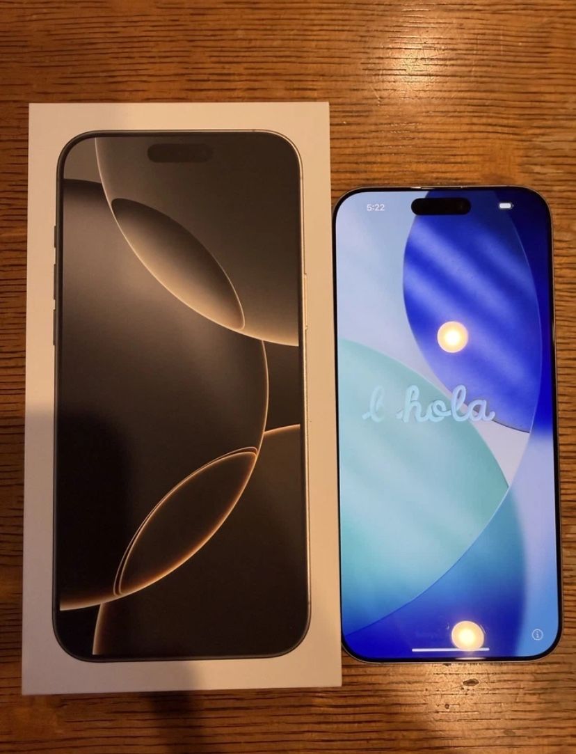 π Apple iPhone 16 Pro Max - Unlocked 1TB Natural Titanium - Excellent Condition!