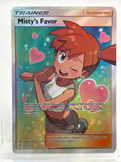 Pokémon TCG Unified Minds Misty's Favor 235/236 Holo English