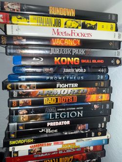 DVDs and blue rays