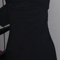 NEW NEVER WORN Black Strappy Backless Tube Dress