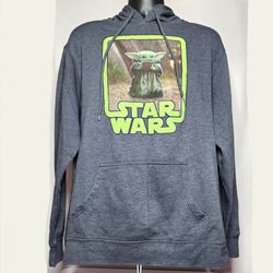Star Wars Grogu Baby Yoda Hoodie Large Mad Engine