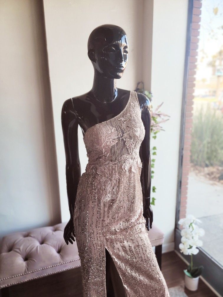 gold retrofete dress Retrofte Vicky Sequin Halter Dress