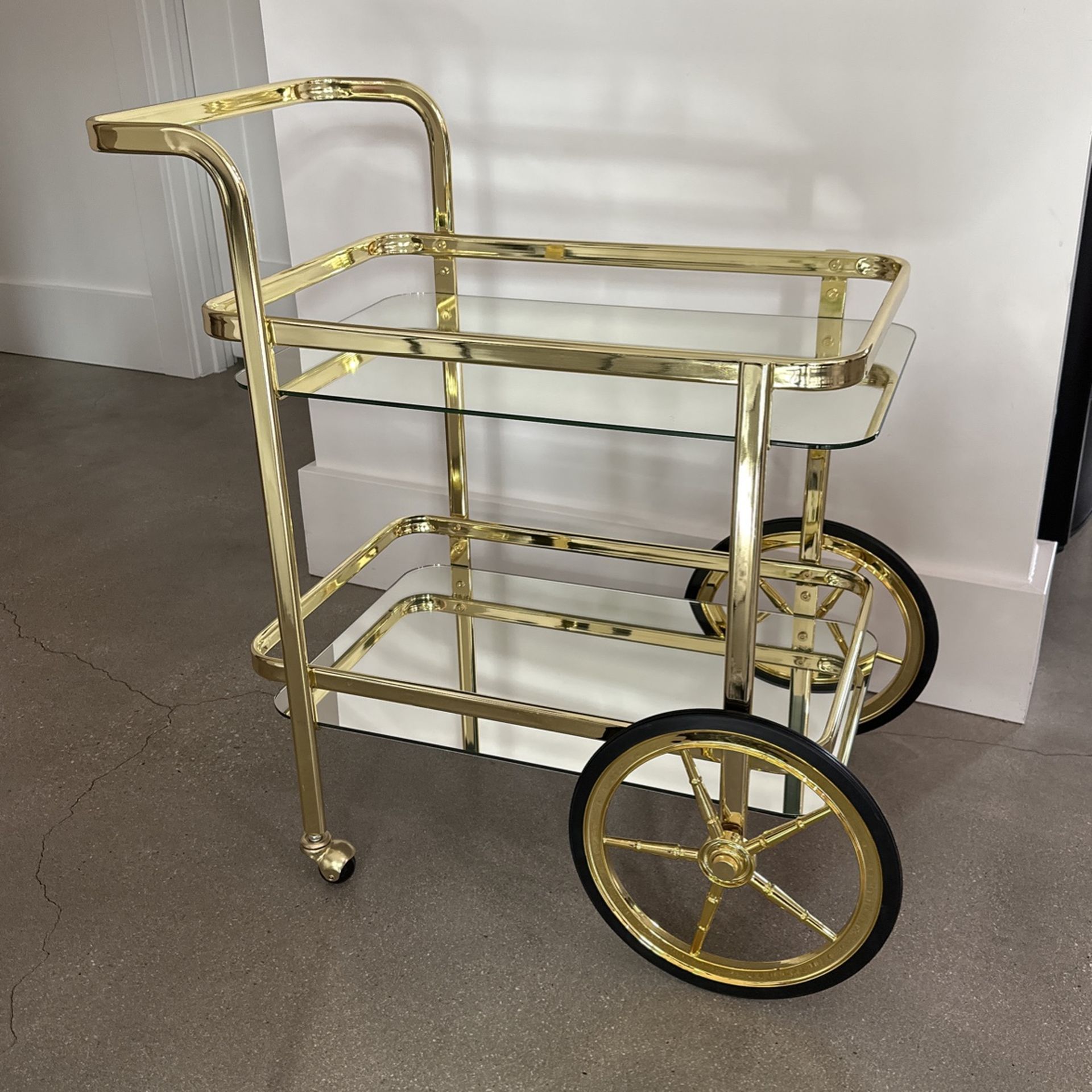 Z Gallerie Trolly Bar Cart