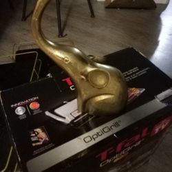 Brass Elephant Figurine 