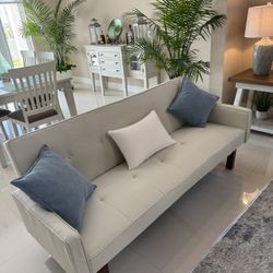 Futon Bed-White
