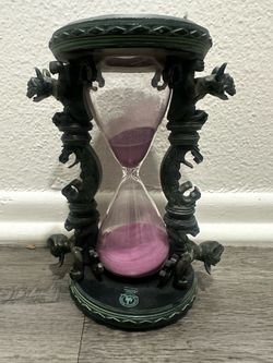 Disney Parks Haunted Mansion Gargoyle Hourglass Purple Sand