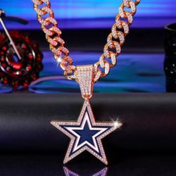 Dallas Cowboys Custom Chain (Gold)