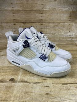 Nike Air Jordan 4 Retro Purple Metallic CT8527-115 Size 13 Mens