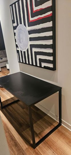 Black Metal Frame Desk