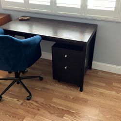 Functional Desk And Filing Cabinet
