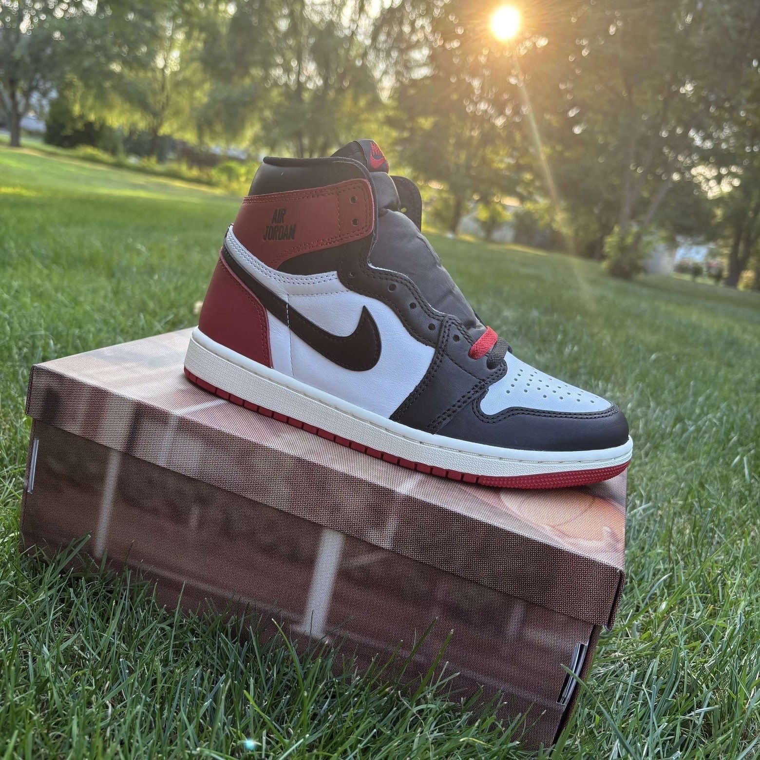 Air Jordan 1 Retro OG High Black Toe Reimagined - Size 6.5Y - NEW IN BOX