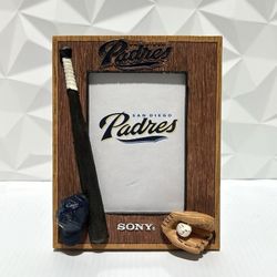 San Diego Padres Sony Baseball Photo Picture Frame Collectible