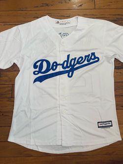 White Los Angeles dodgers Clayton Kershaw majestic series jersey