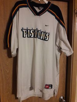 Vintage Detroit Pistons warm up Jersey