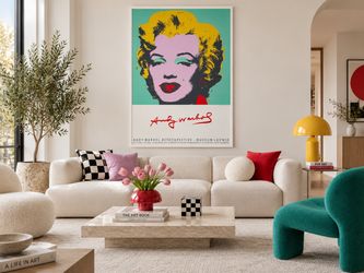 Andy Warhol Marylin museum poster