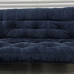 Futon With Black Metal Frame