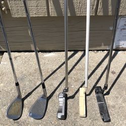 Golf Clubs & Putters - Each 