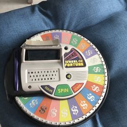 Wheel Of Fortune hand Held Game 