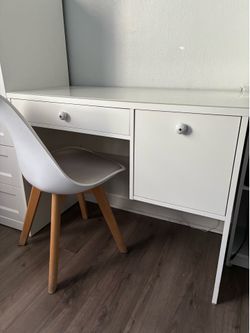 Vanity and chair