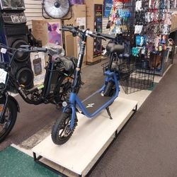 Electric Scooter With Seat Availabile Cash Or Financing With $50 Down To Take Home 