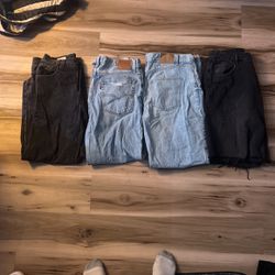 4 pack of Levi and Cotton On jeans