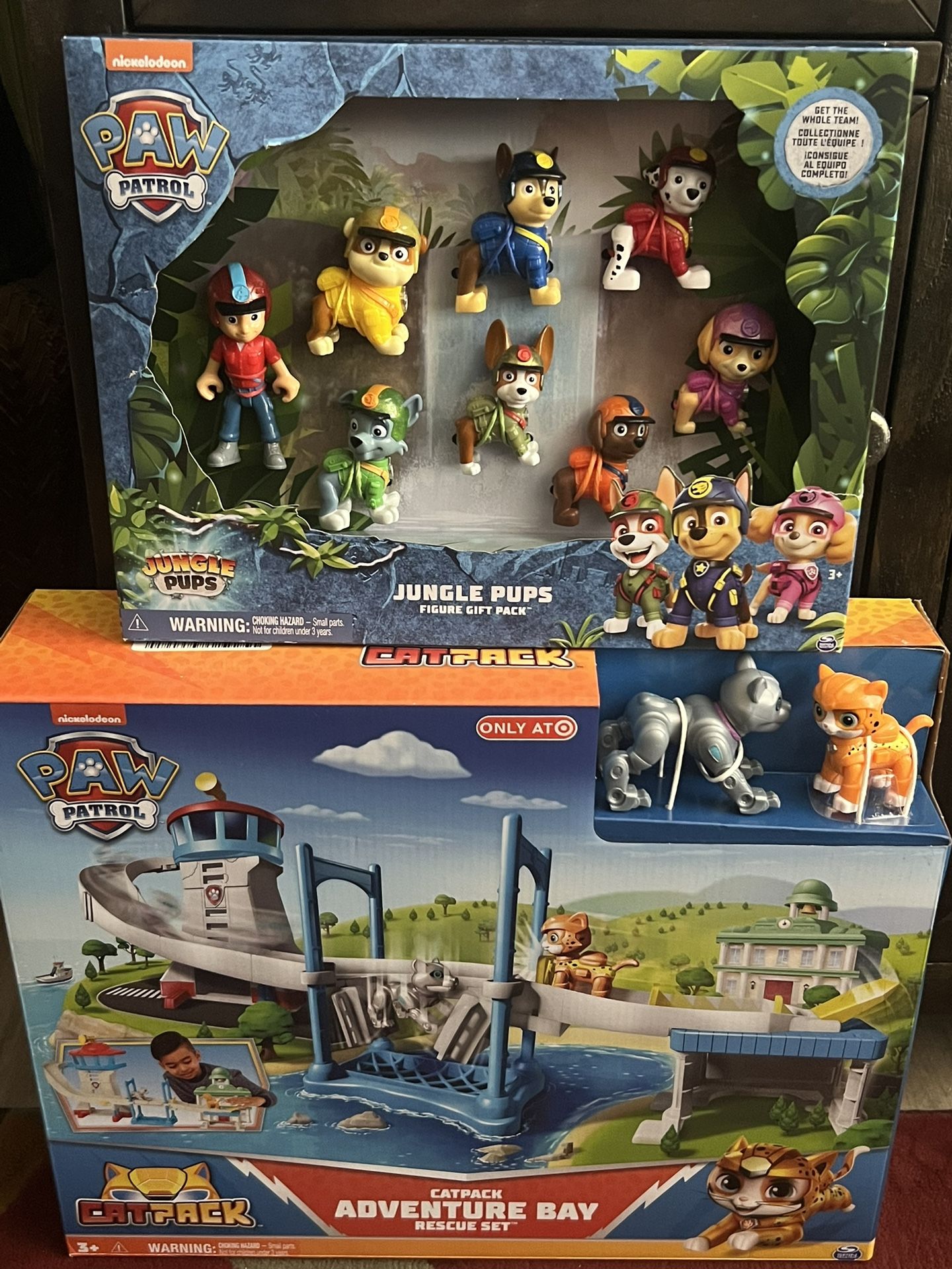 Paw Patrol Cat pack Adventure Bay Rescue Set And Jungle Pups Figure Gift Pack Toys