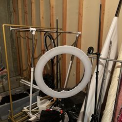 Two Ring Lights With Tripod Stand. $80 All Prices Negotiable. 