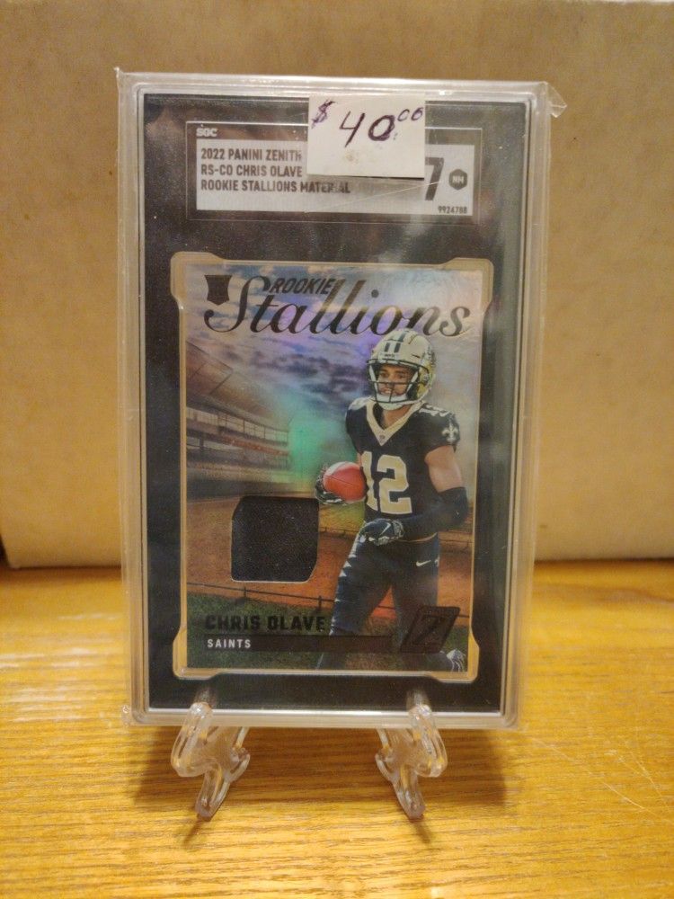 2022 Panini Zenith Chris Olave Rookie Solution Materials Rookie