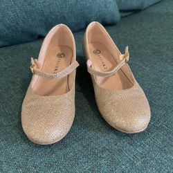  Girls Dress Shoes - Gold - Size 3